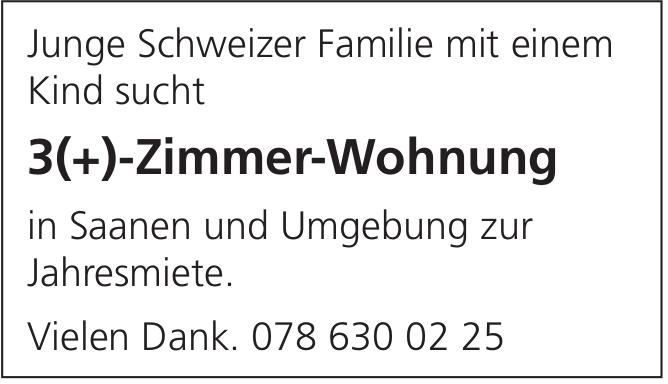 3(+)-Zimmer-Wohnung, zu mieten gesucht