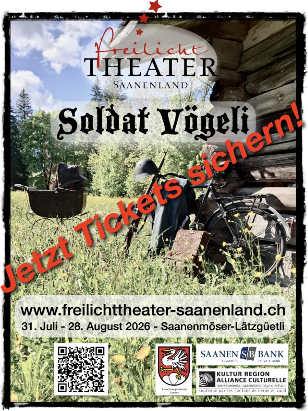 Soldat Vögeli, 31. Juli - 28. August, Saanenmöser-Lätzi
