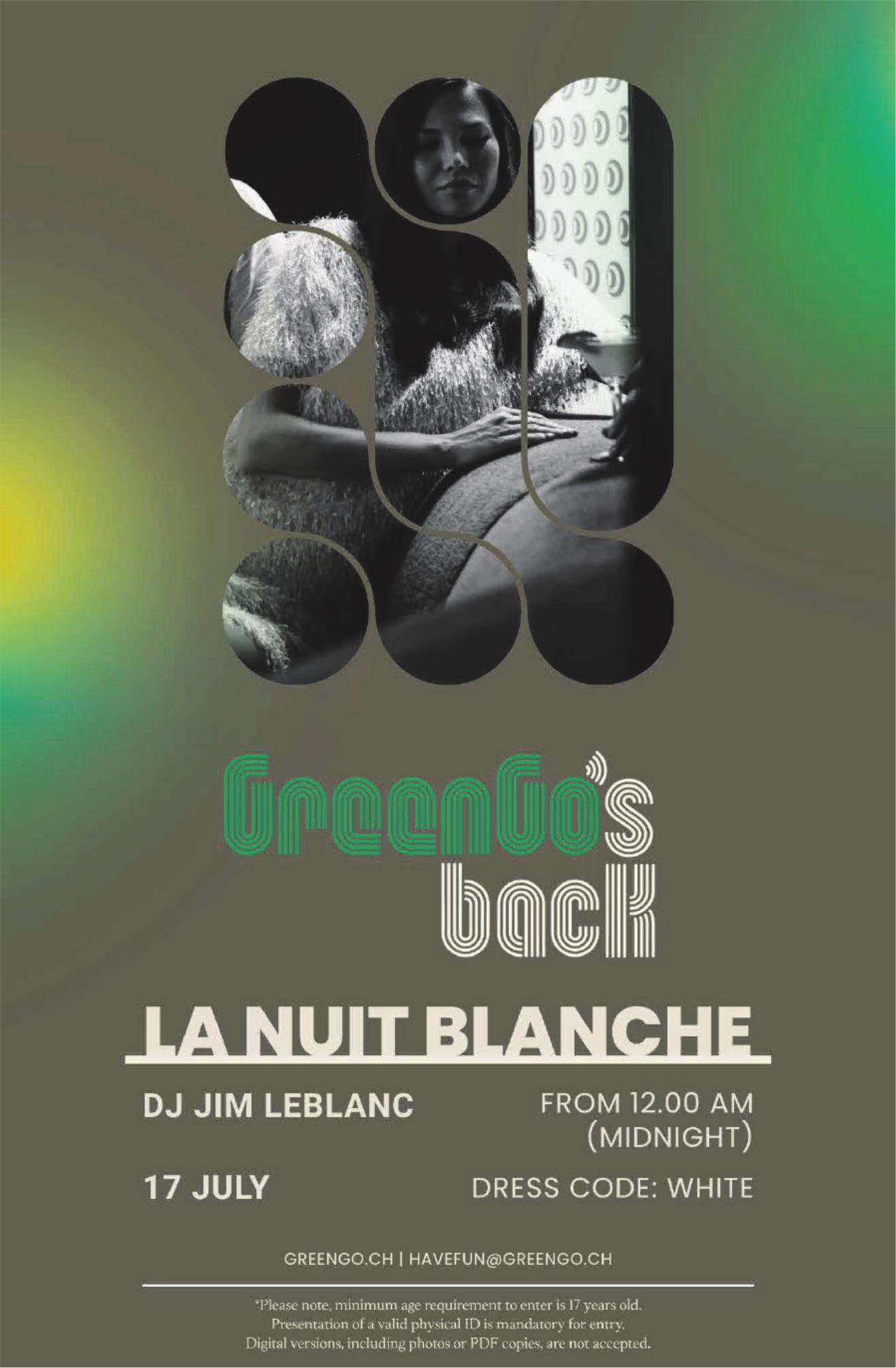 DJ Jim Leblanc – LA NUIT BLANCHE, 17. Juli
