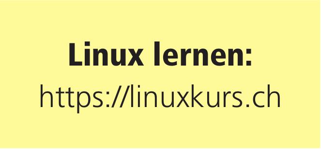 Linux lernen