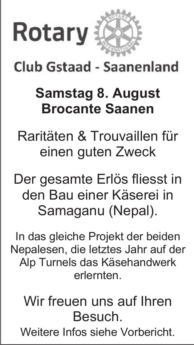 Brocante Saanen, 8. August