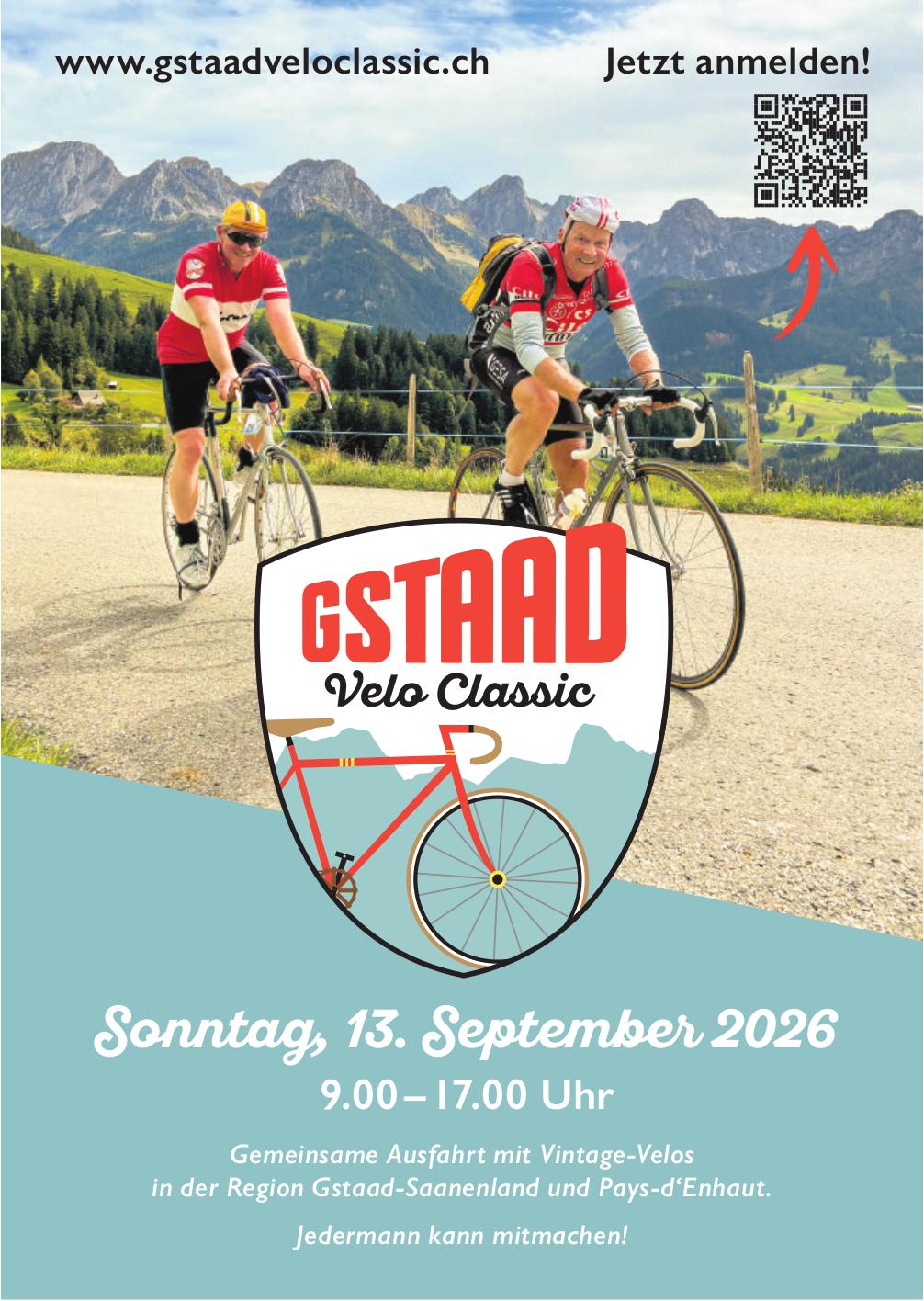 GSTAAD Velo Classic, 13. September