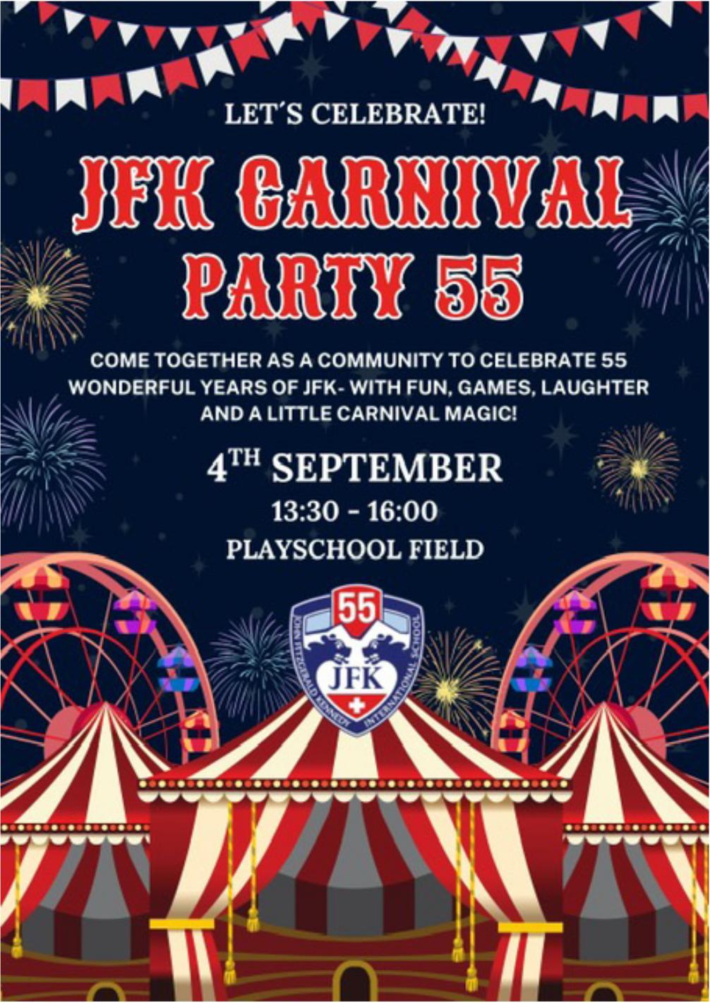 JFK Carnival Party 55, 4. September, Playschool Field