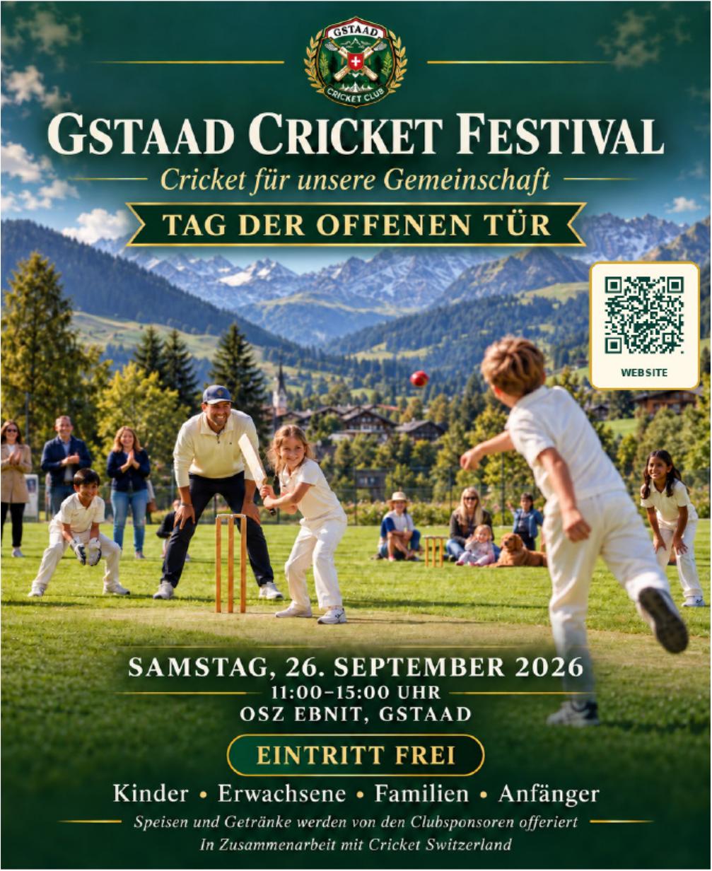 Gstaad Cricket Festival, 26. September, OSZ Ebnit, Gstaad