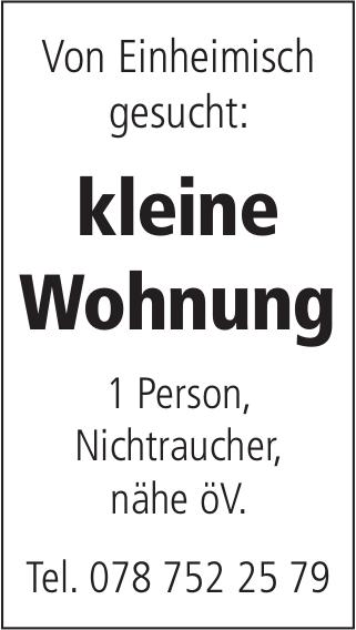 kleine Wohnung, zu mieten gesucht