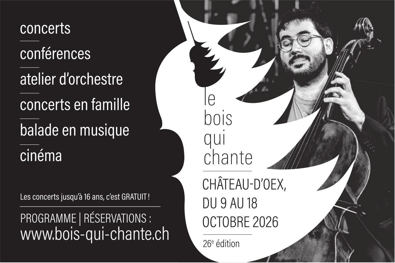 le bois qui chante, 9. - 18. Oktober