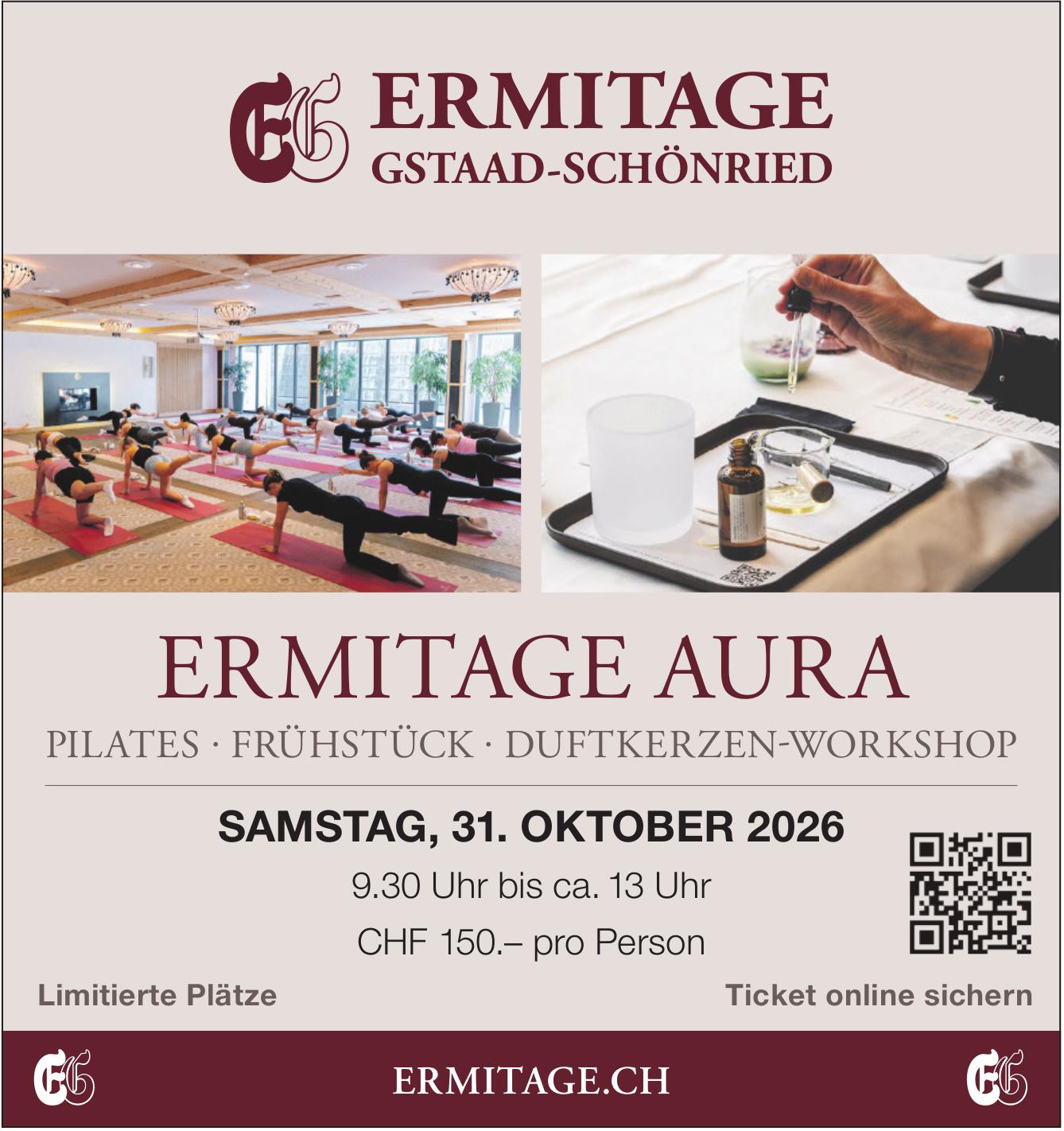 ERMITAGE AURA, 31. Oktober