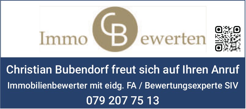 CB Immo bewerten - Christian Bubendorf freut sich auf Ihren Anruf