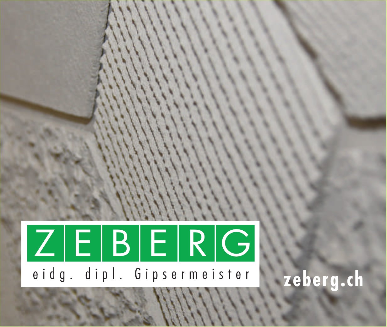 Zeberg, eidg. dipl. Gipsermeister