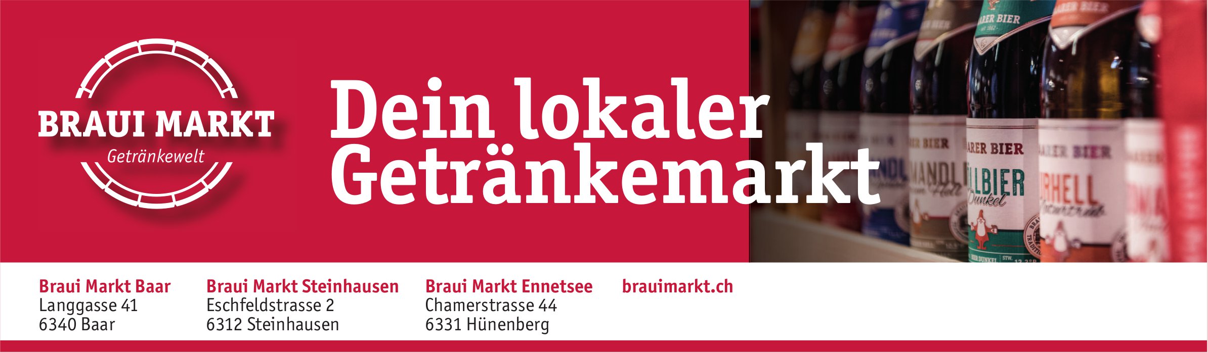 Braui Markt, Baar - Dein lokaler Getränkemarkt