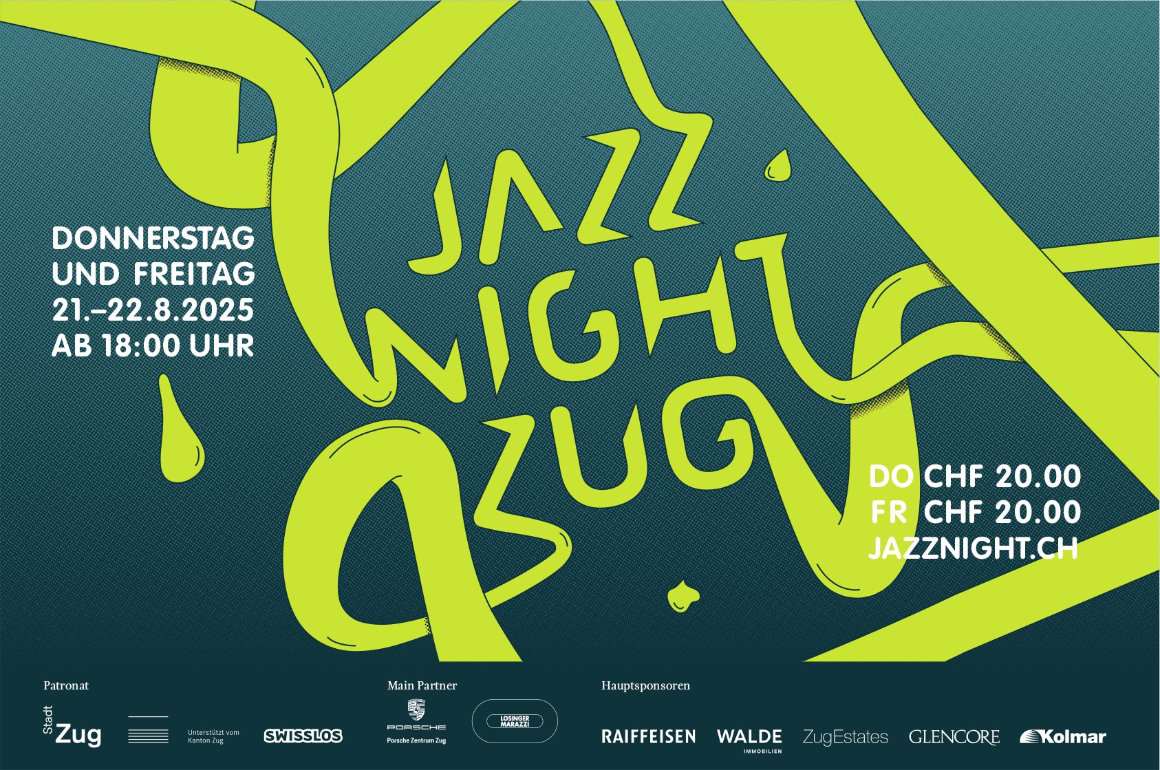 Jazz night, 21. und 22. August, Zug