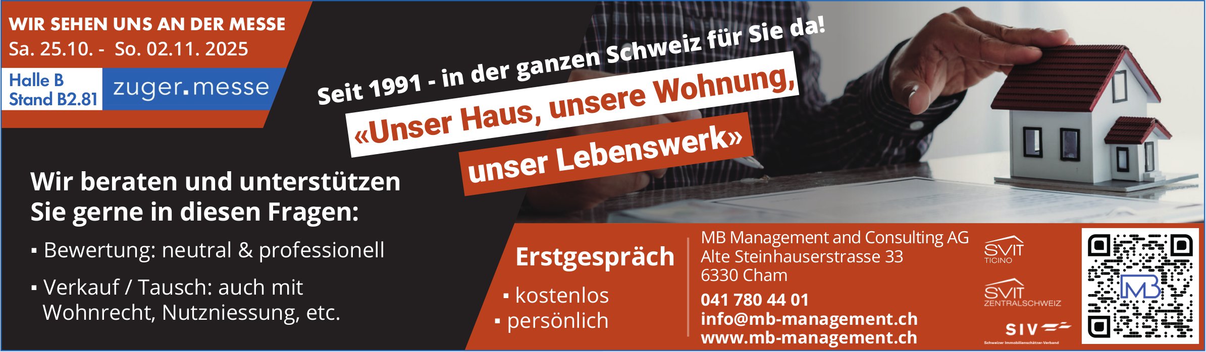 MB Management and Consulting AG, Cham - Wir beraten und unterstützen Sie gerne
