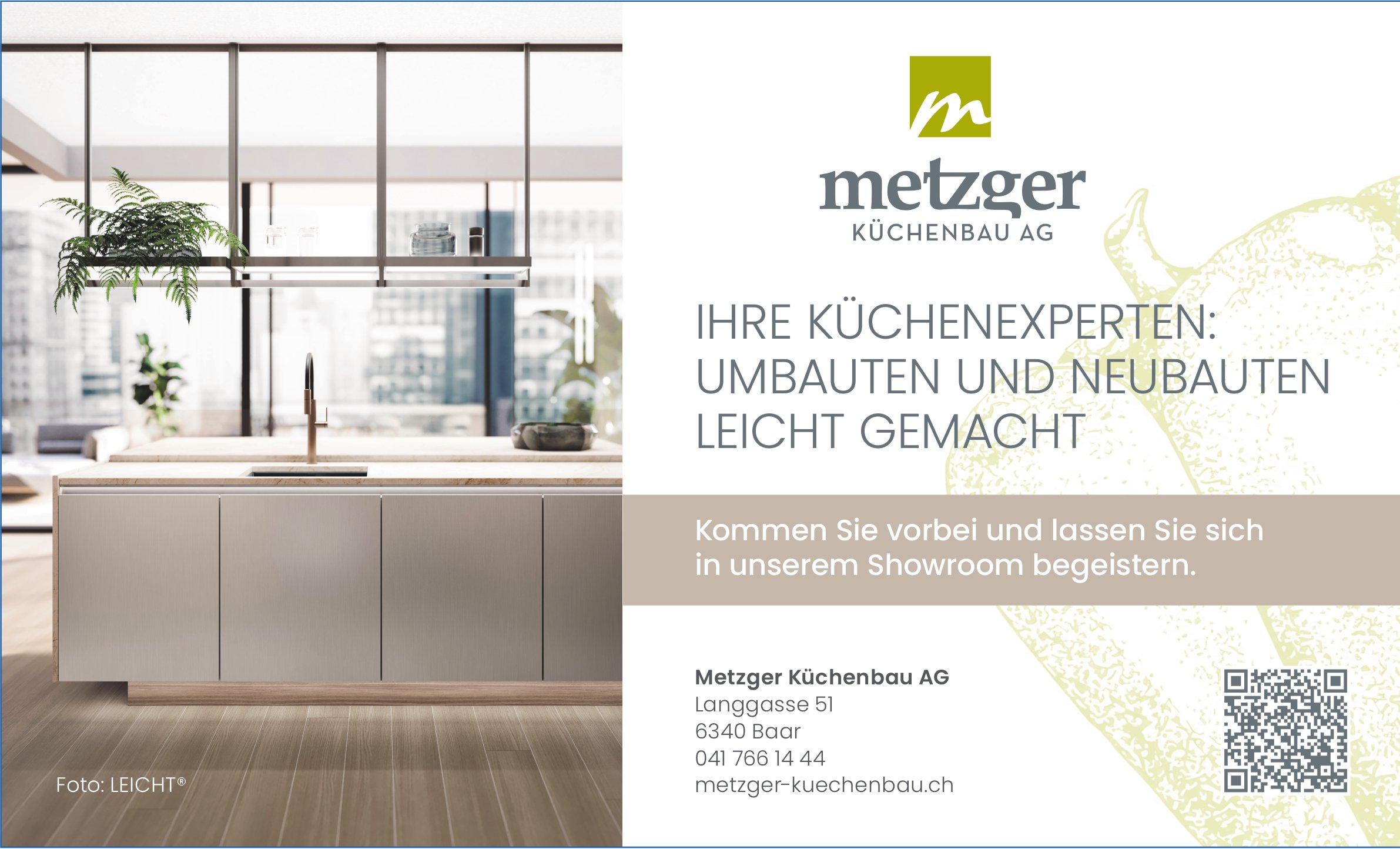 Metzger Küchenbau AG, Baar - Ihre Küchenexperten