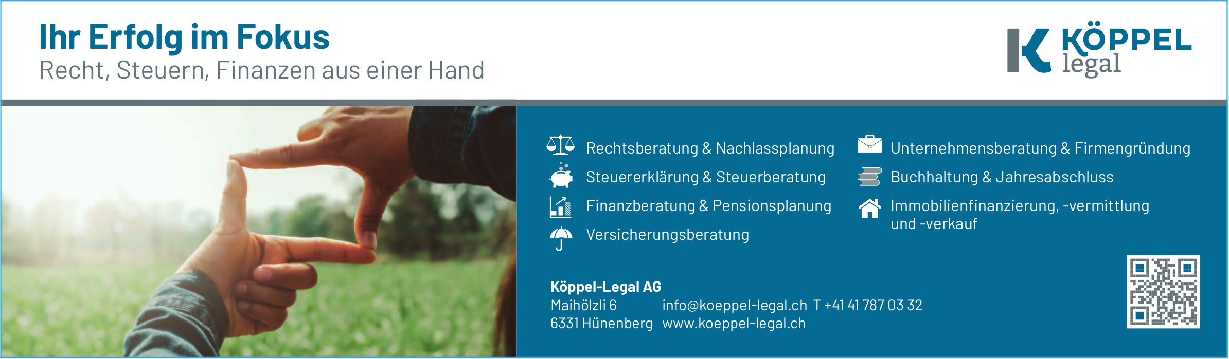 Köppel-Legal AG, Hünenberg - Ihr Erfolg im Fokus