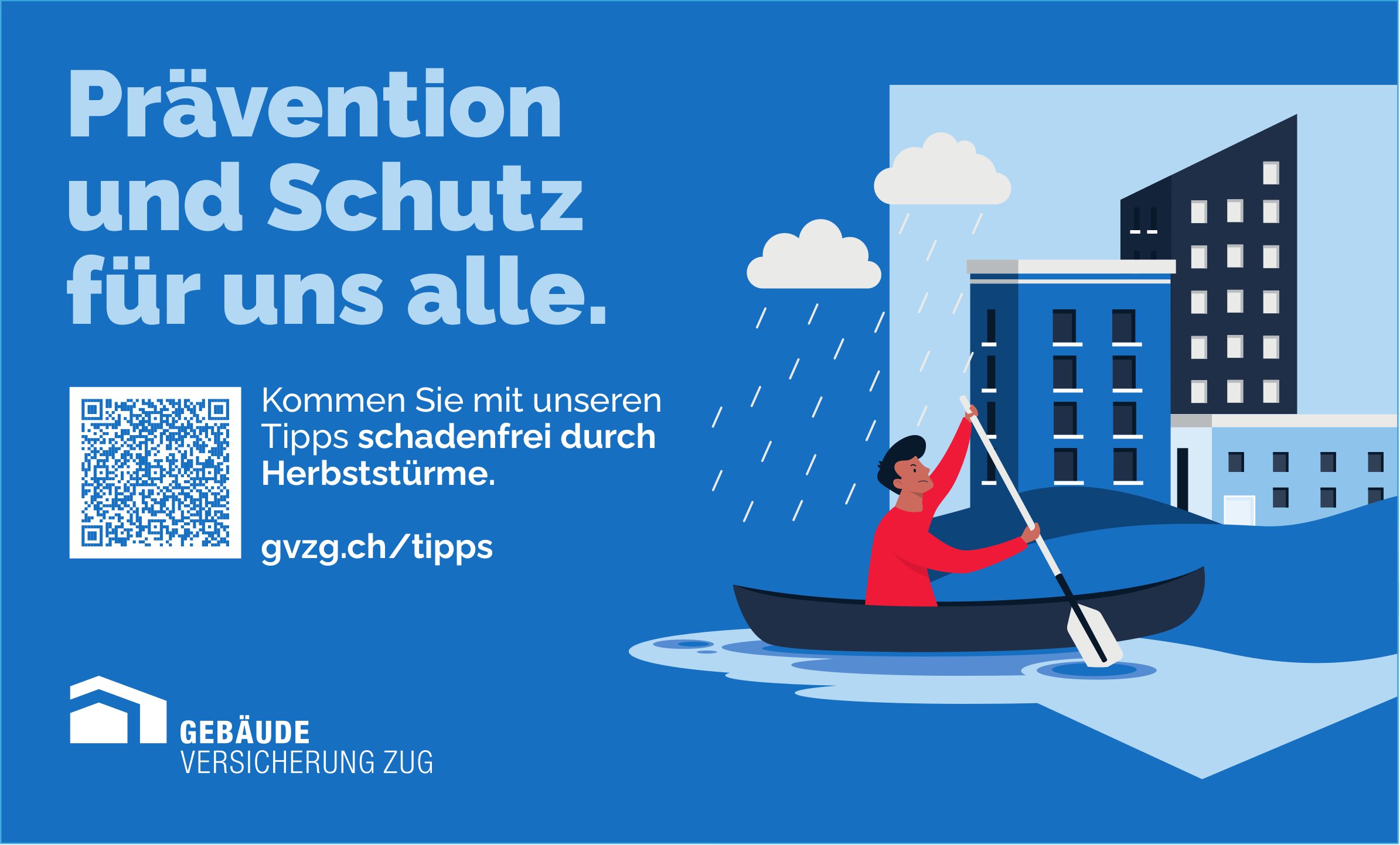 Gebäudeversicherung Zug, Prävention und Schutz für uns alle.