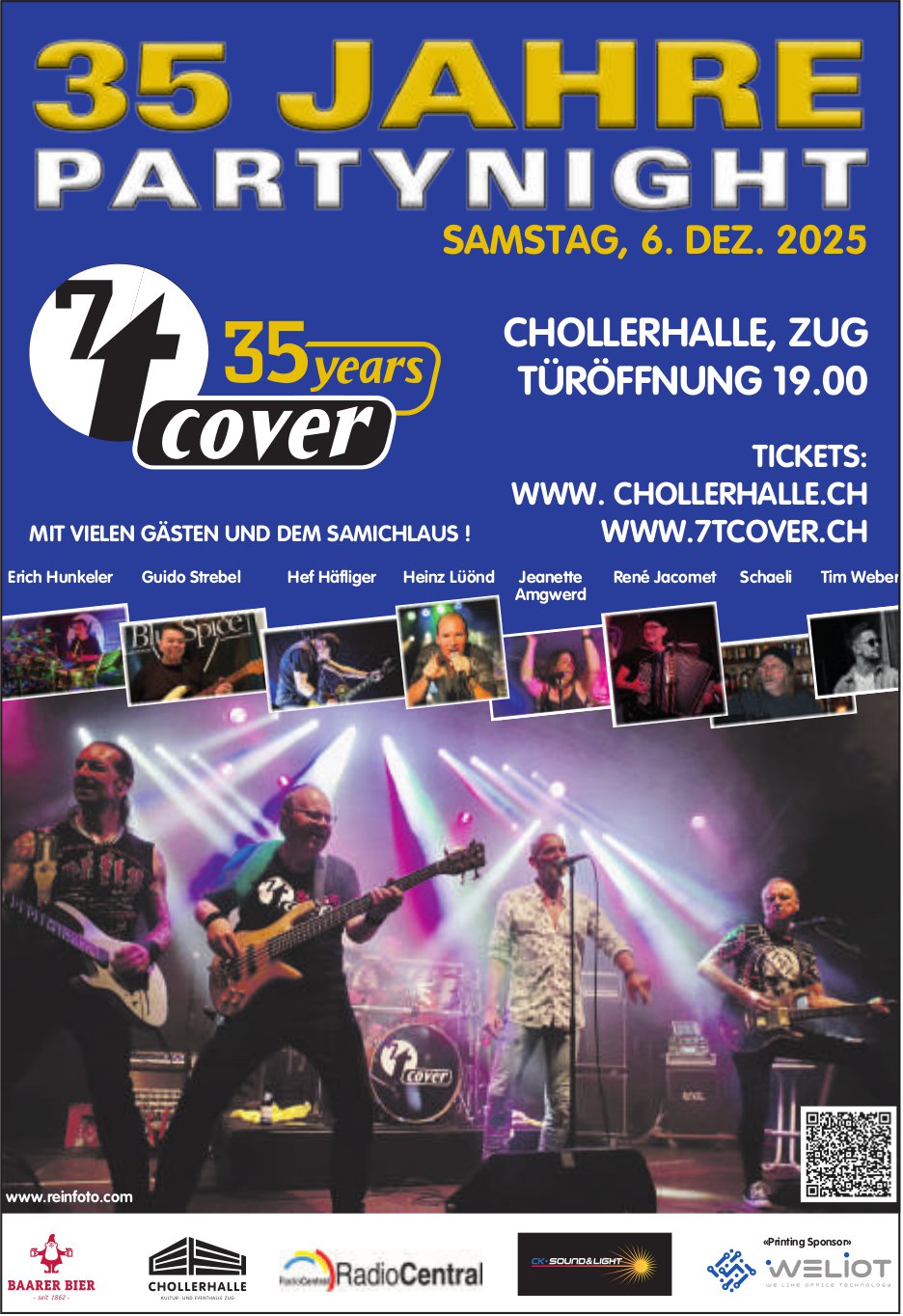 35 Jahre Partynight, 6. Dezember, Chollerhalle, Zug