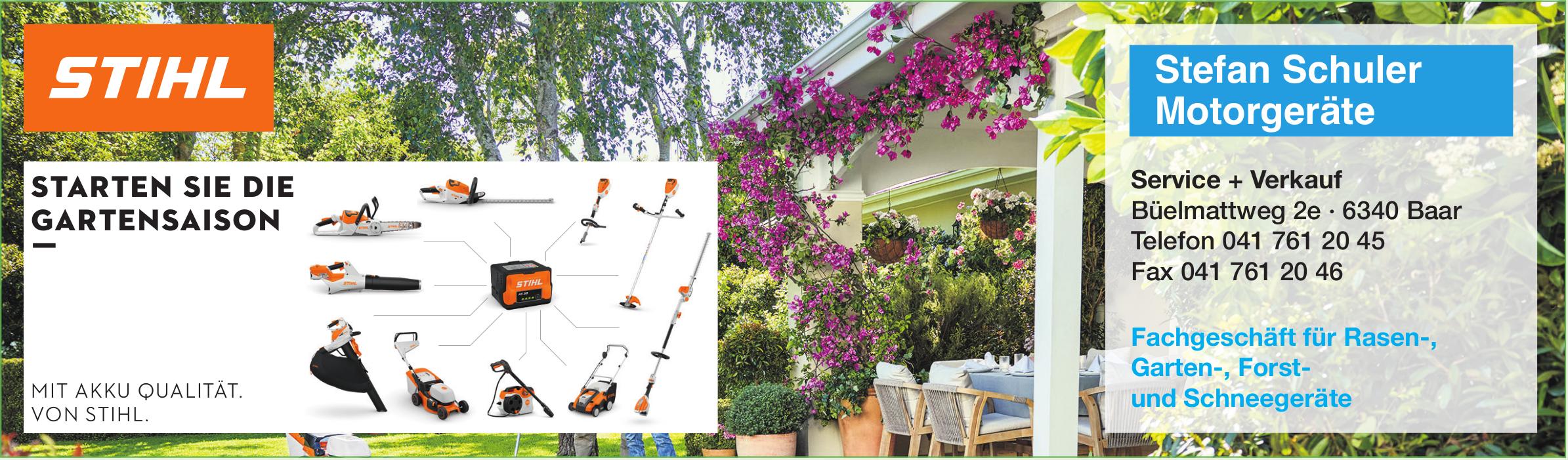 STIHL Service+Verkauf, Baar - Stefan Schuler Motorgeräte