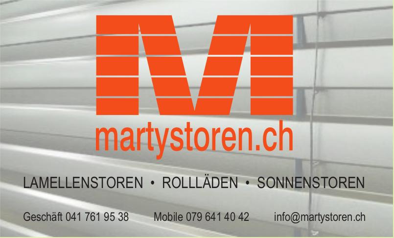 Martystoren - Lamellenstoren, Rollläden, Sonnenstoren
