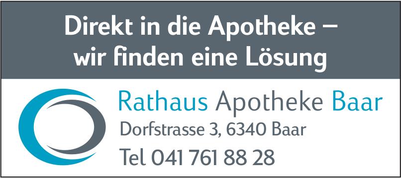 Rathaus Apotheke, Baar - Direkt in die Apotheke - wir finden eine Lösung