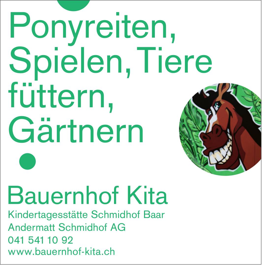 Bauernhof Kita / Kindertagesstätte Schmidhof Baar - Ponyreiten, Spielen, Tiere füttern, Gärtnern