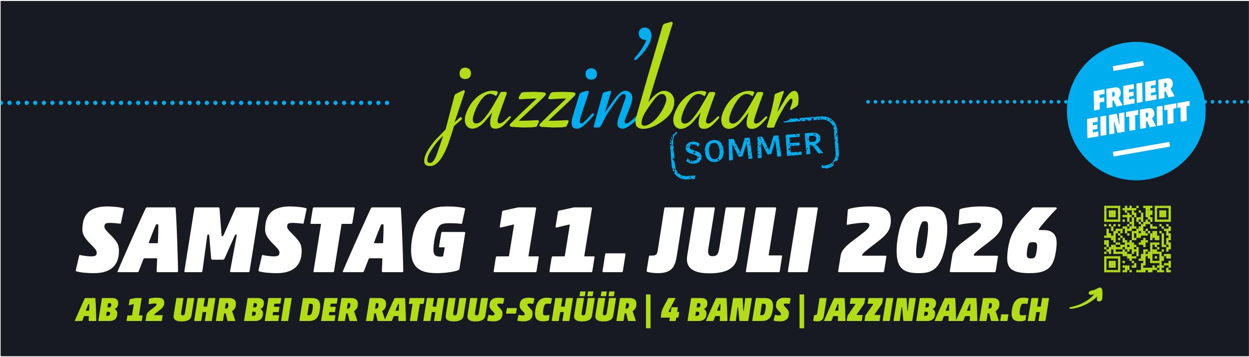 jazzin'baar SOMMER, 11. Juli, Rathuus-Schüür
