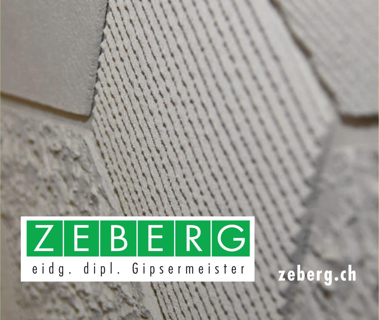 ZEBERG eidg. dipl. Gipsermeister