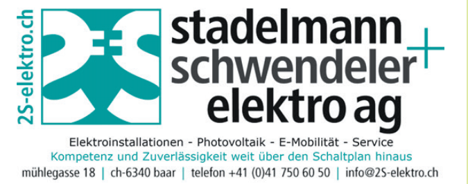 Stadelmann + schwendeler elektro ag, Baar - Elektroinstallationen, Photovoltaik