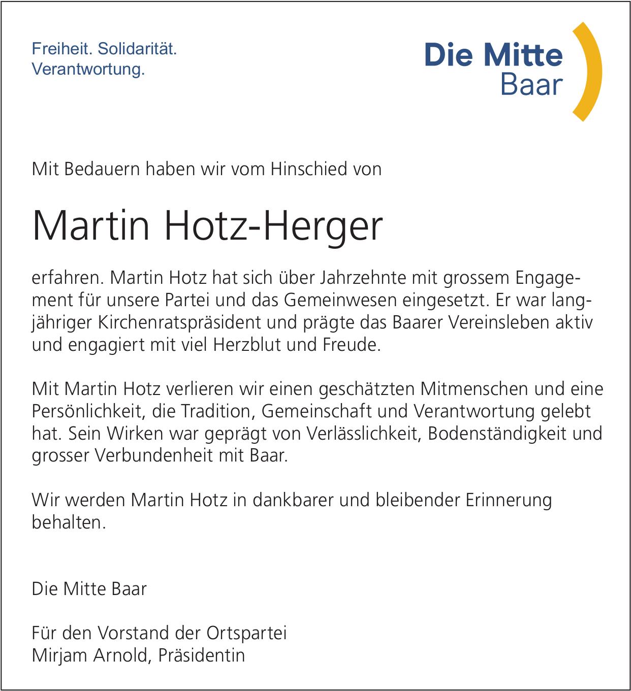 Hotz-Herger Martin / TA