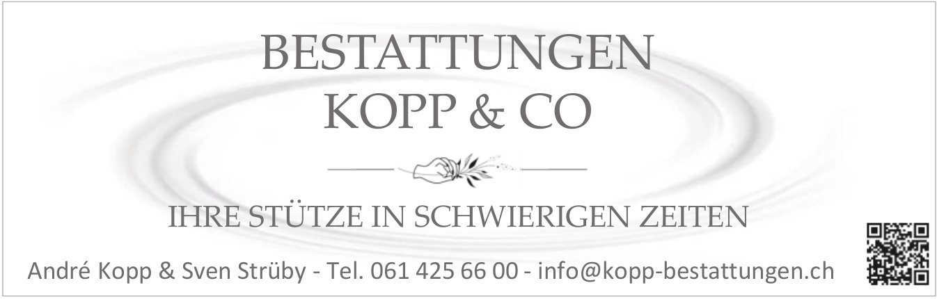 Bestattungen Kopp&Co, Ihre Stütze in schwierigen Zeiten