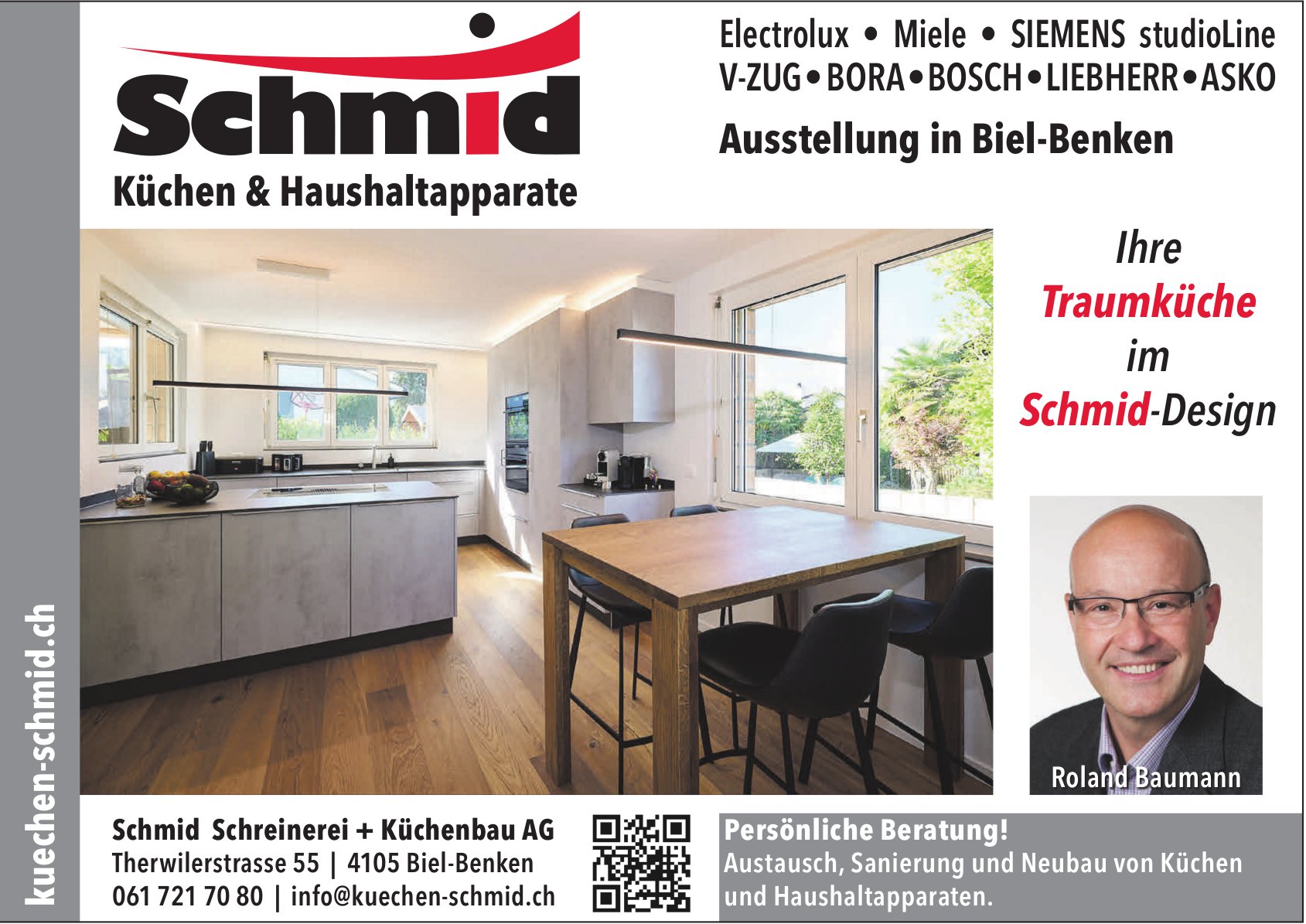 Schmid Schreinerei+Küchenbau AG, Biel - Küchen&Haushaltapparate