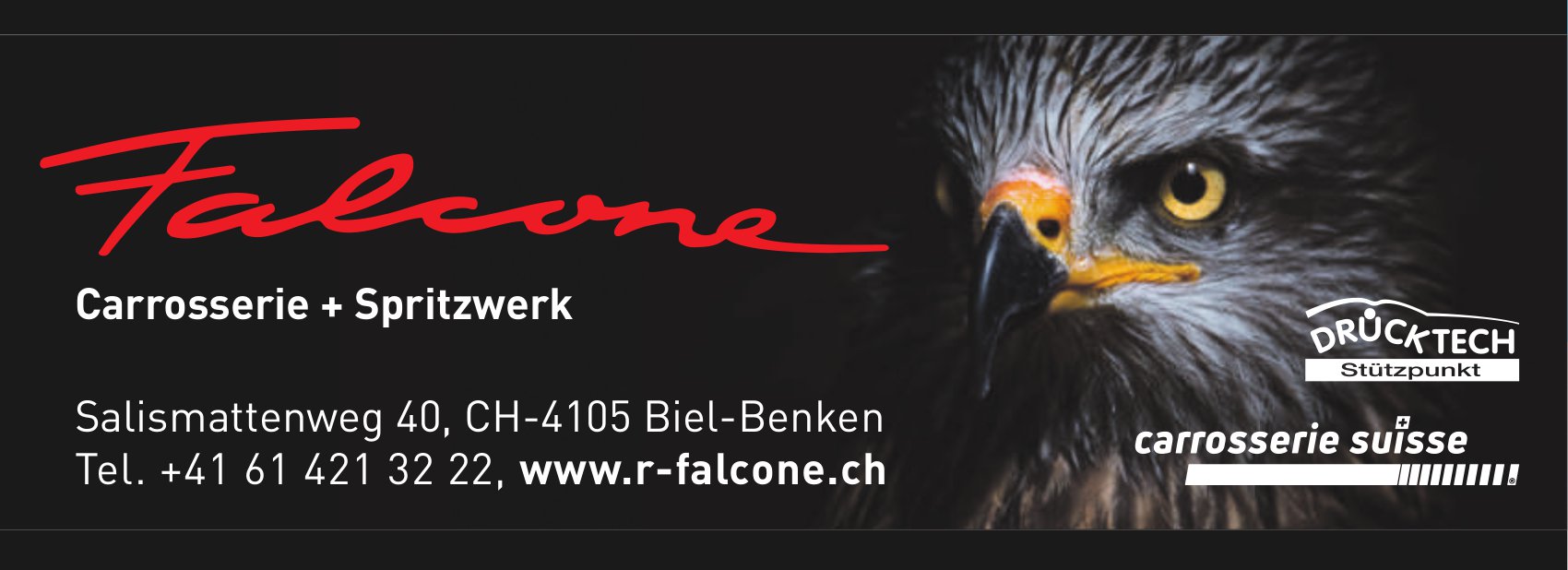 R Falcone, Biel - Carrosserie + Spritzwerk