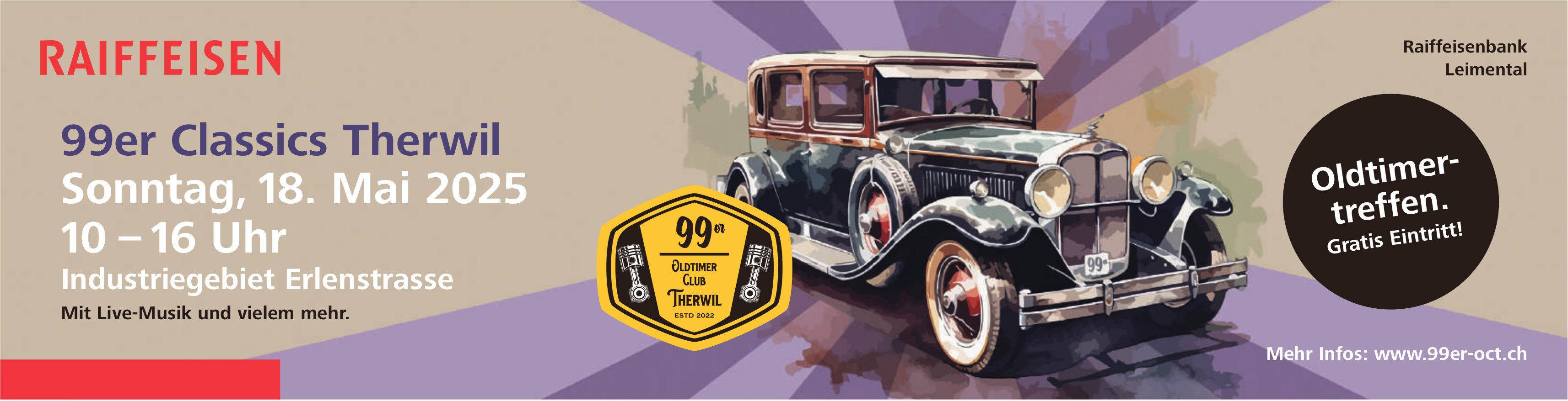 Raiffeisenbank Leimental, 99er Classics Therwil, 18. Mai 2025