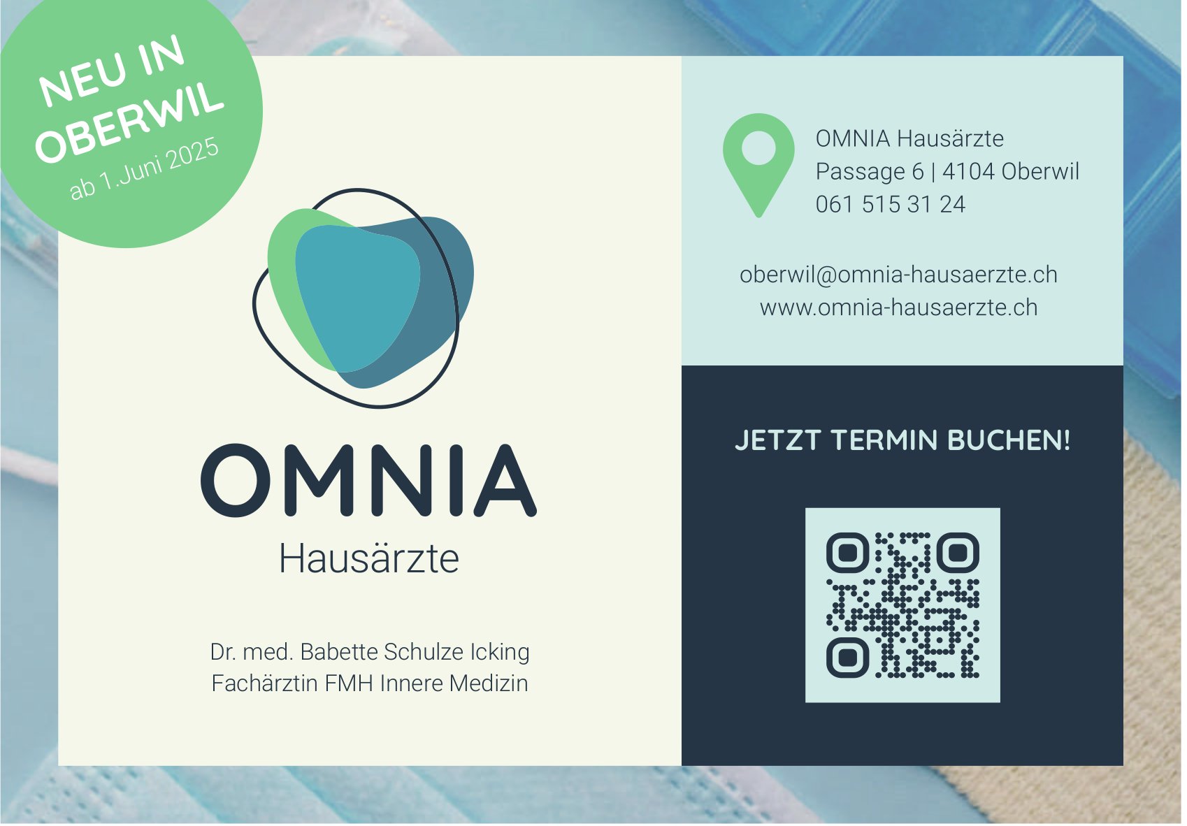 Omnia Hausärzte, Oberwil - Dr. med. Babette Schulze Icking