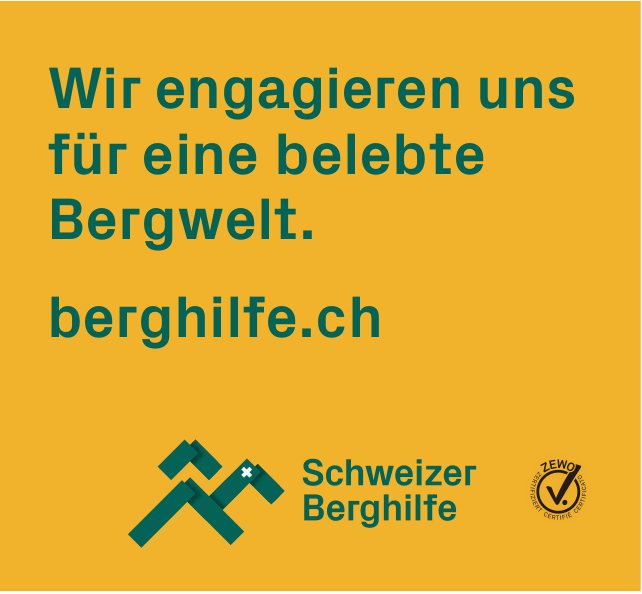 Schweizer Berghilfe, Wir engagieren uns für eine belebte Bergwelt.