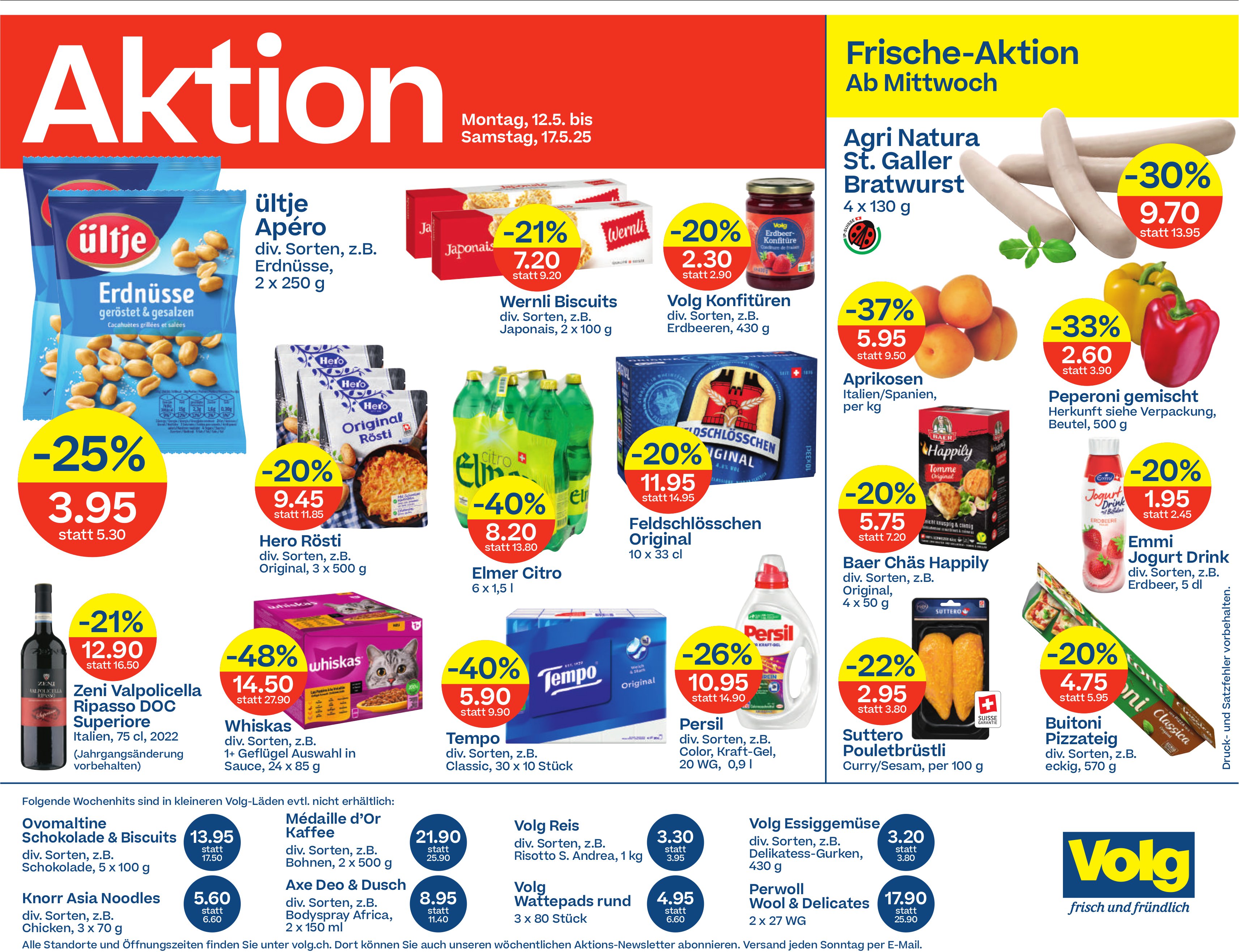Volg, Frische-Aktion