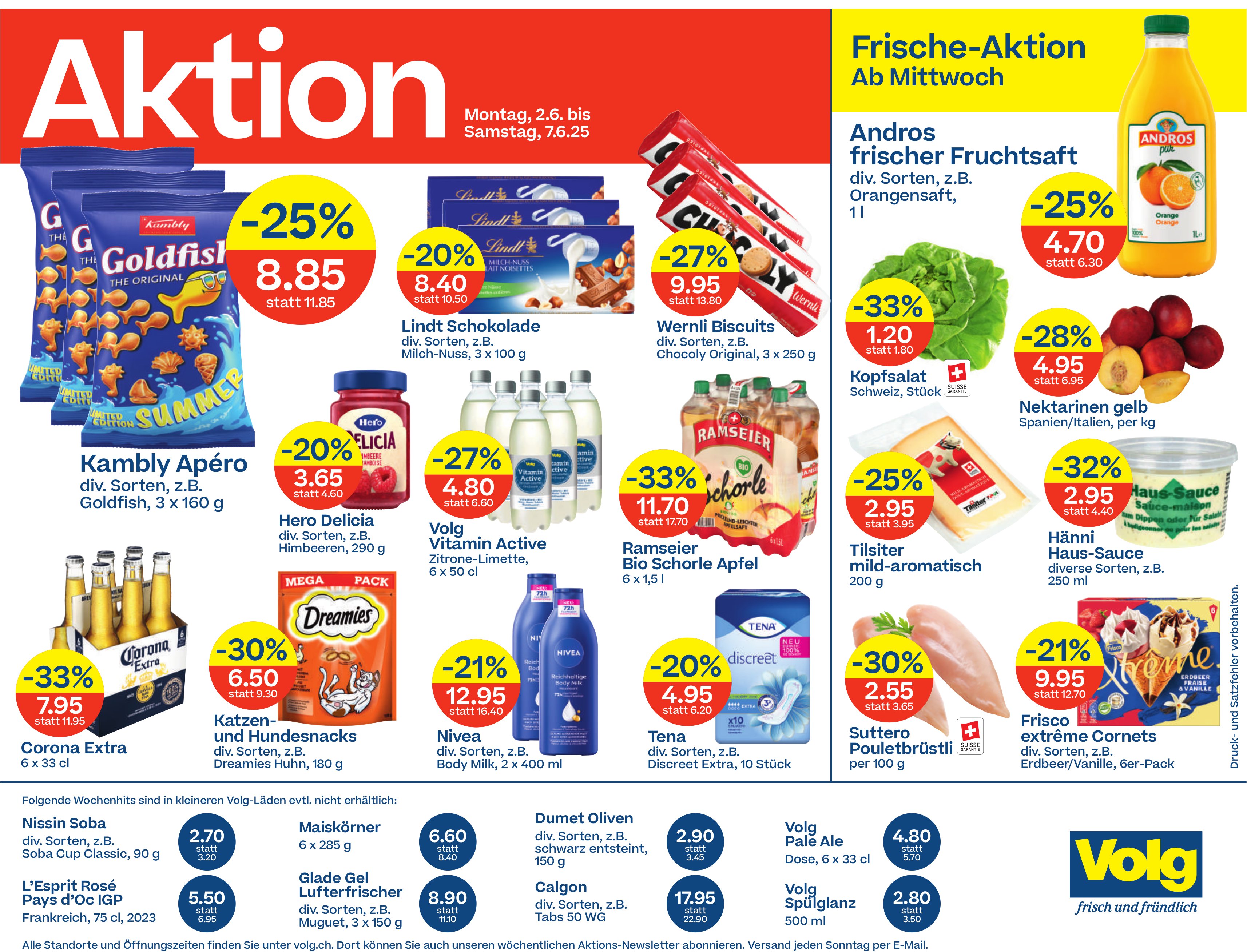 Volg, Frische-Aktion