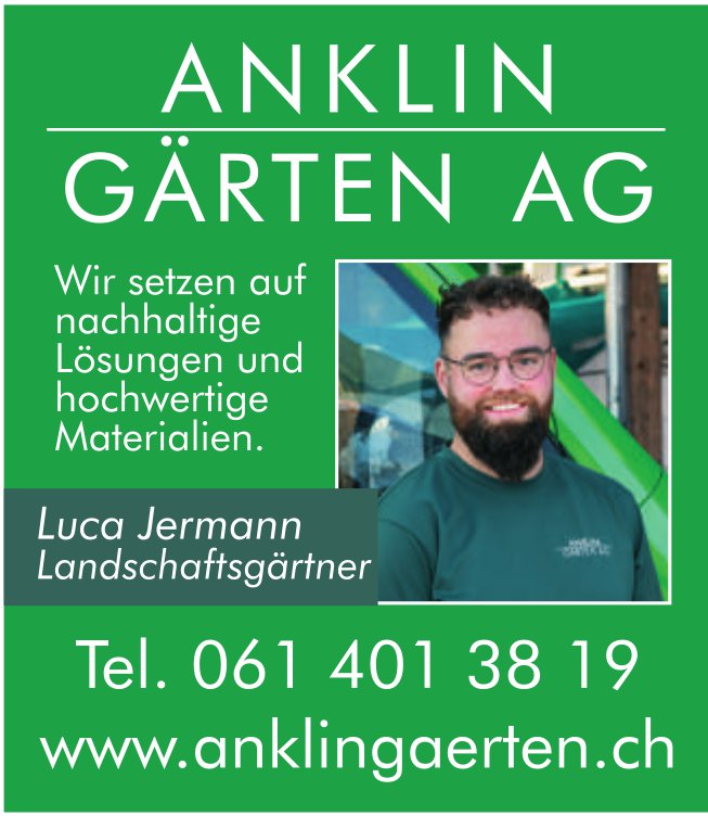 GÄRTEN AG, Wir setzen auf nachhaltige Lösungen und hochwertige Materialien.