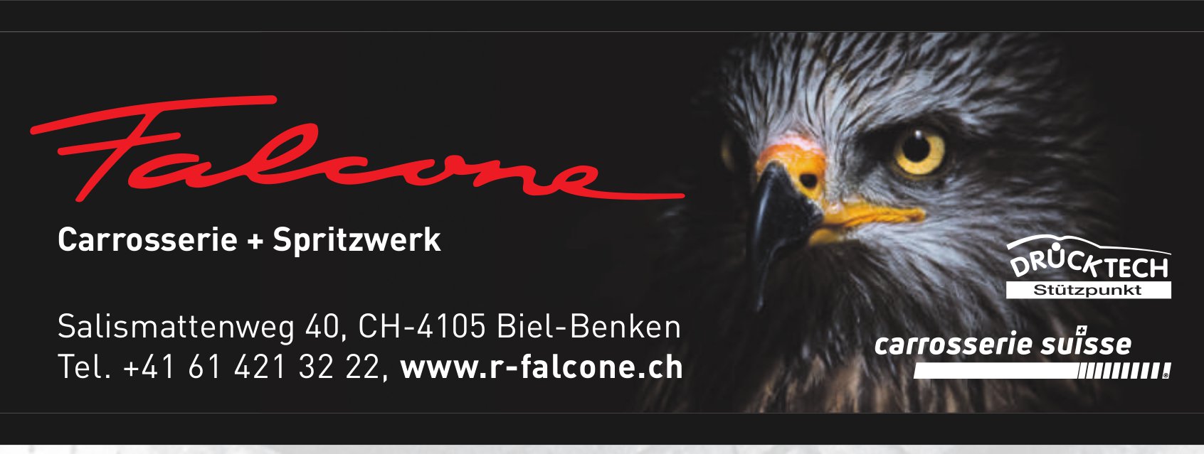 R Falcone, Biel - Carrosserie + Spritzwerk