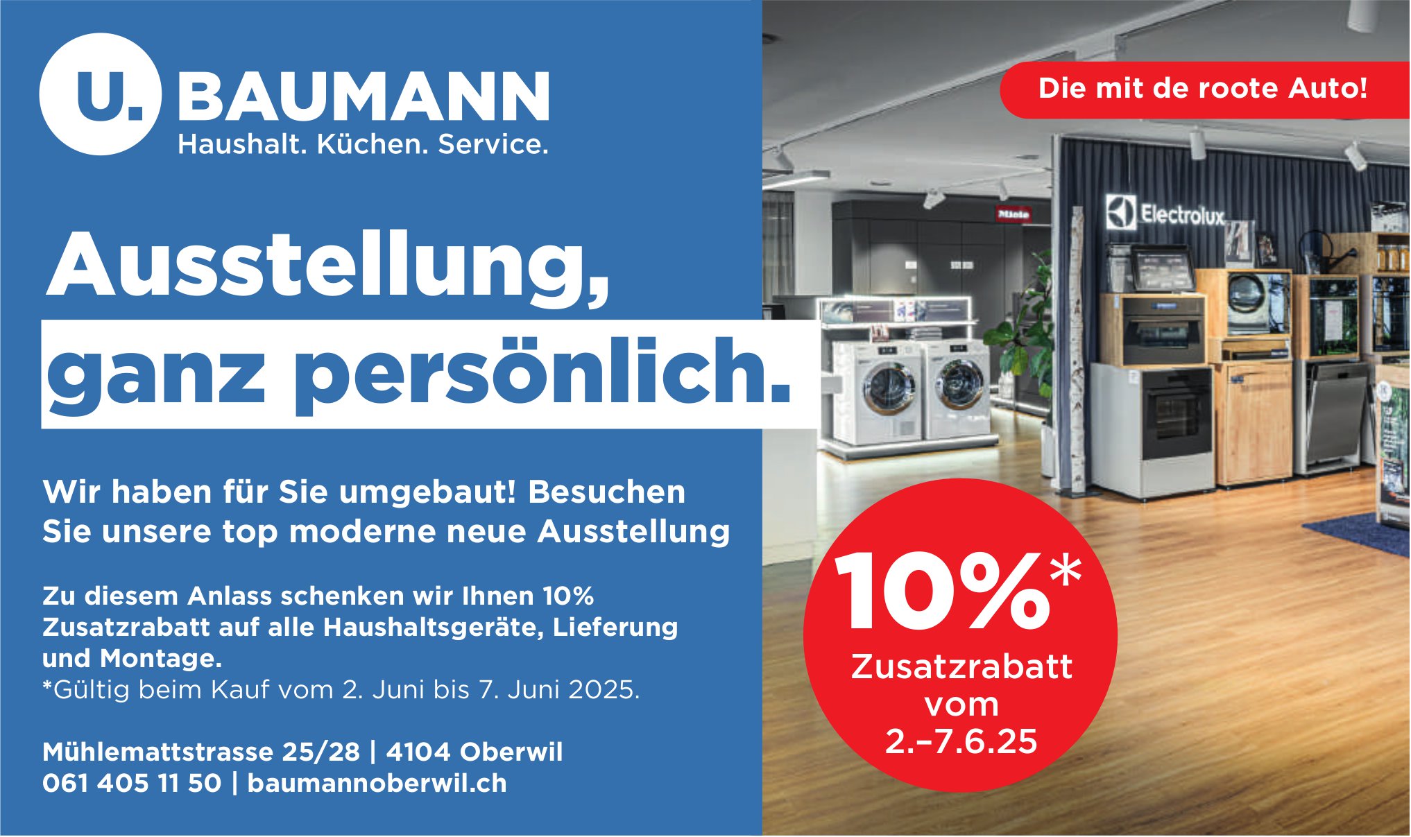 Baumann, Oberwil - Ausstellung, ganz persönlich.