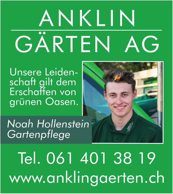 GÄRTEN AG, Unsere Leiden- schaft gilt dem Erschaffen von grünen Oasen.