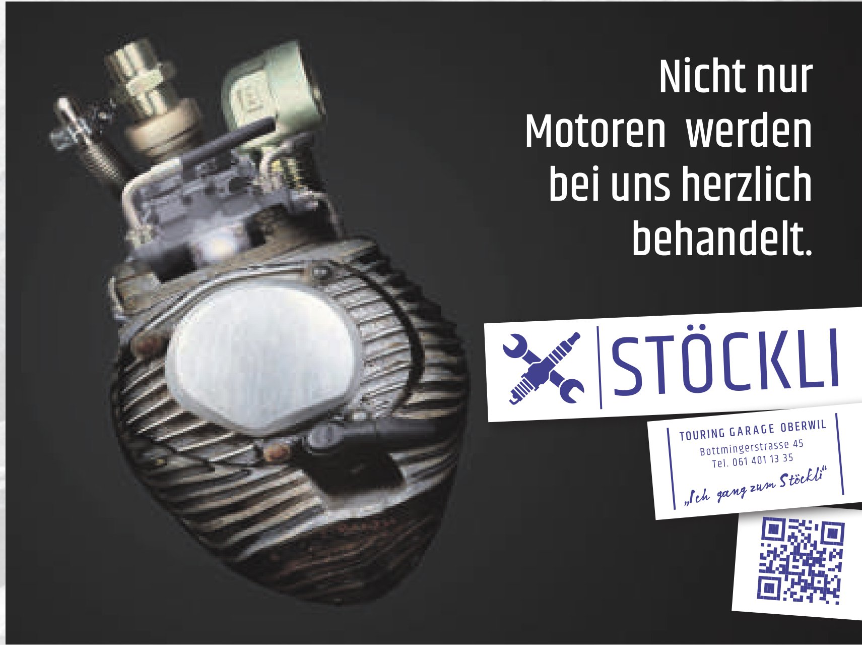 Stöckli, Oberwil - Nicht nur Motoren werden bei uns herzlich behandelt.