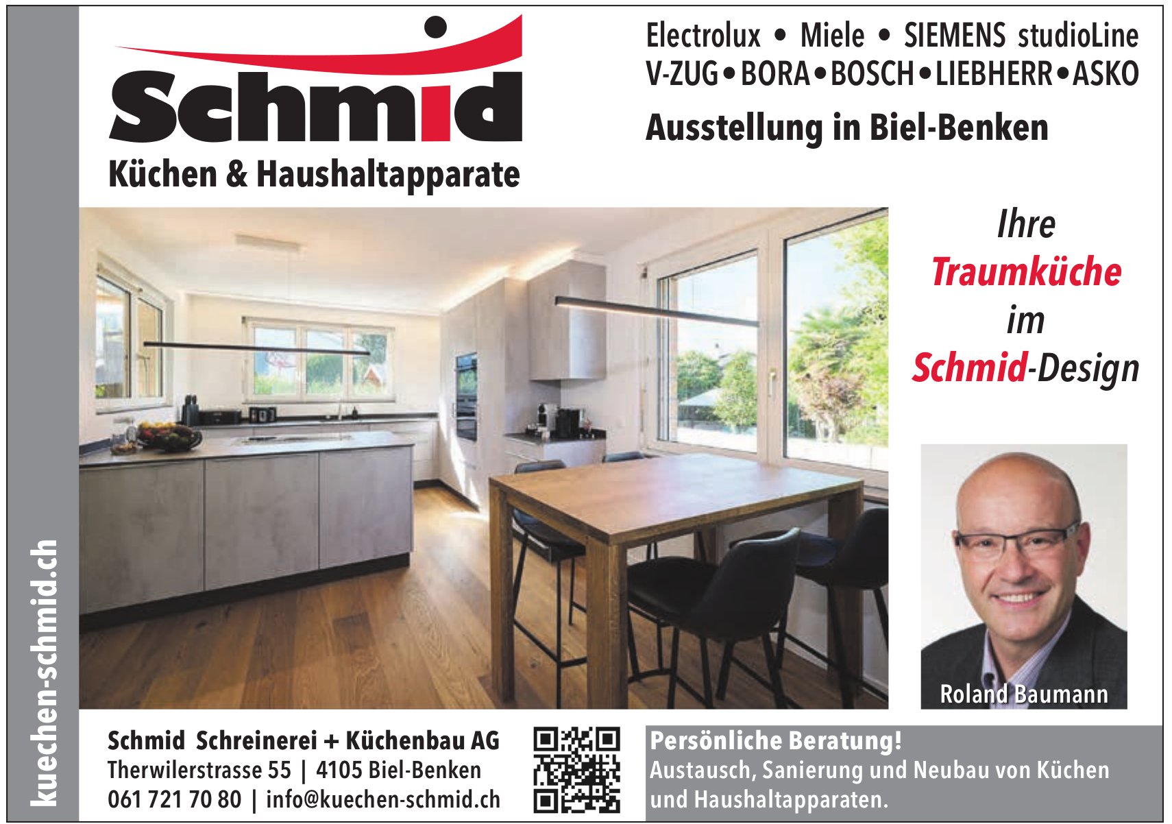 Schmid Schreinerei+Küchenbau AG, Biel - Küchen&Haushaltapparate