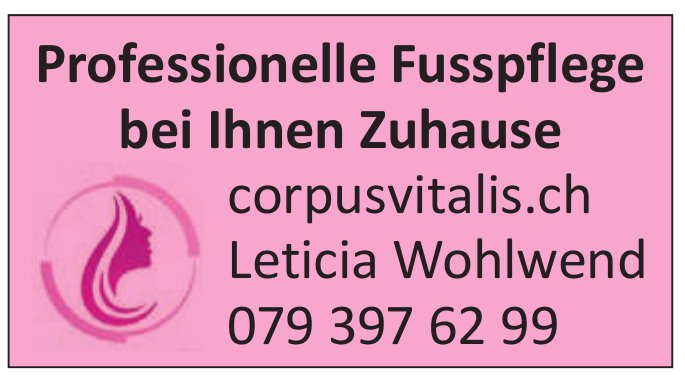 Leticia Wohlwend, Professionelle Fusspflege bei Ihnen Zuhause