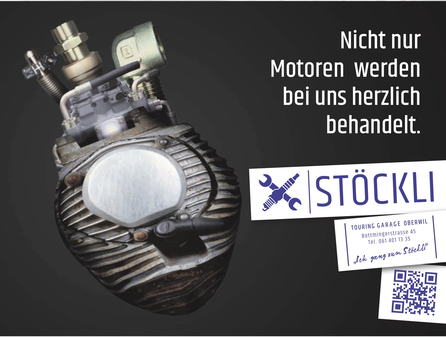 Stöckli, Oberwil - Nicht nur Motoren werden bei uns herzlich behandelt.
