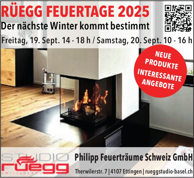 Philipp Feuerträume Schweiz GmbH, Ettingen - Der nächste Winter kommt bestimmt