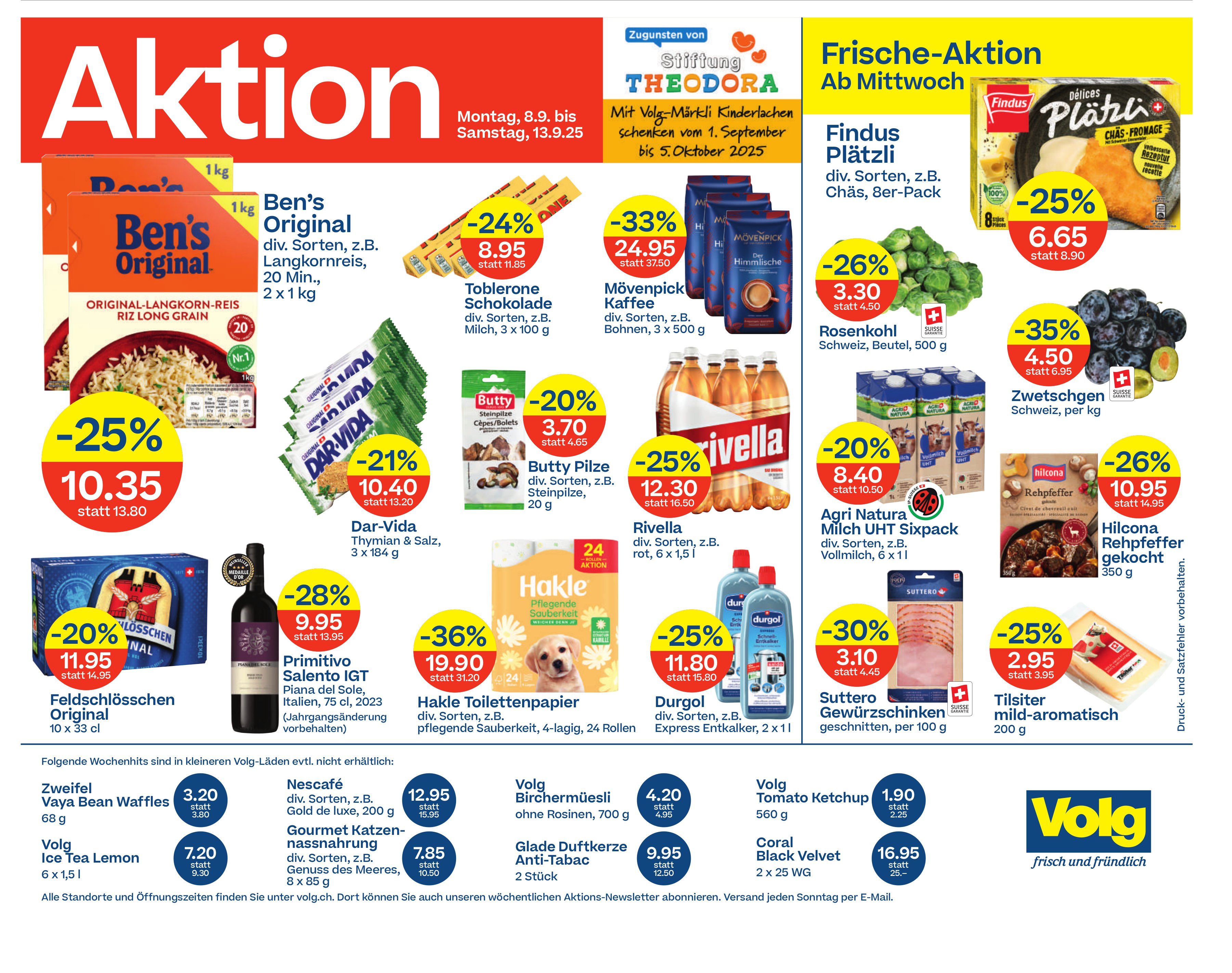 Volg, Frische-Aktion