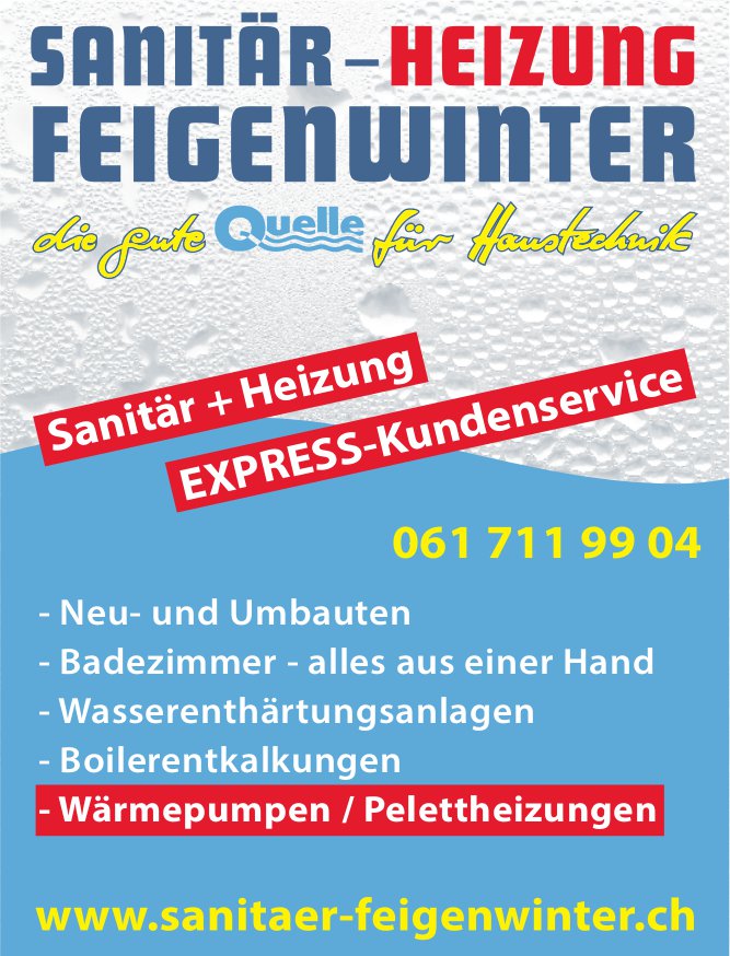 Sanitaer Feigenwinter, Sanitär+Heizung
