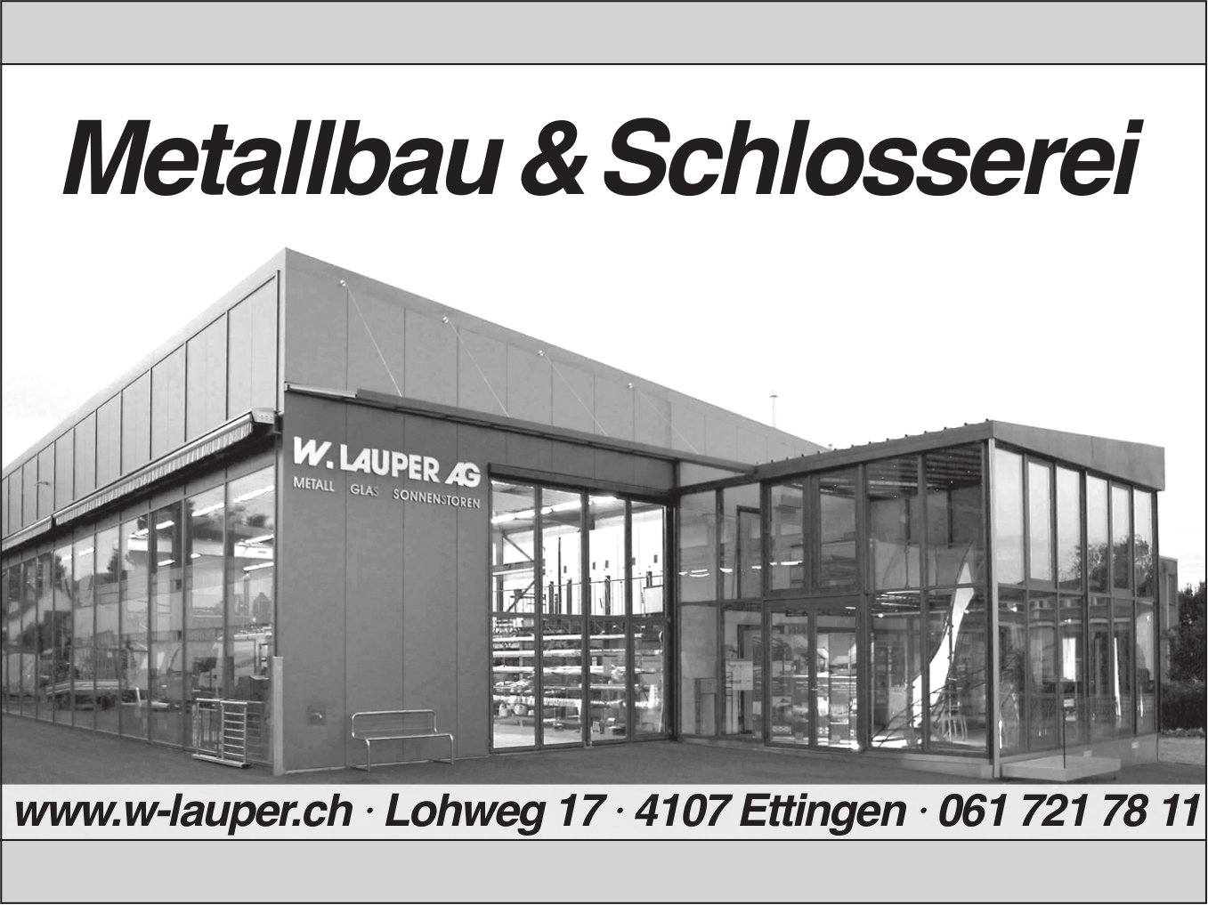 W Lauper, Ettingen - Metallbau &Schlosserei