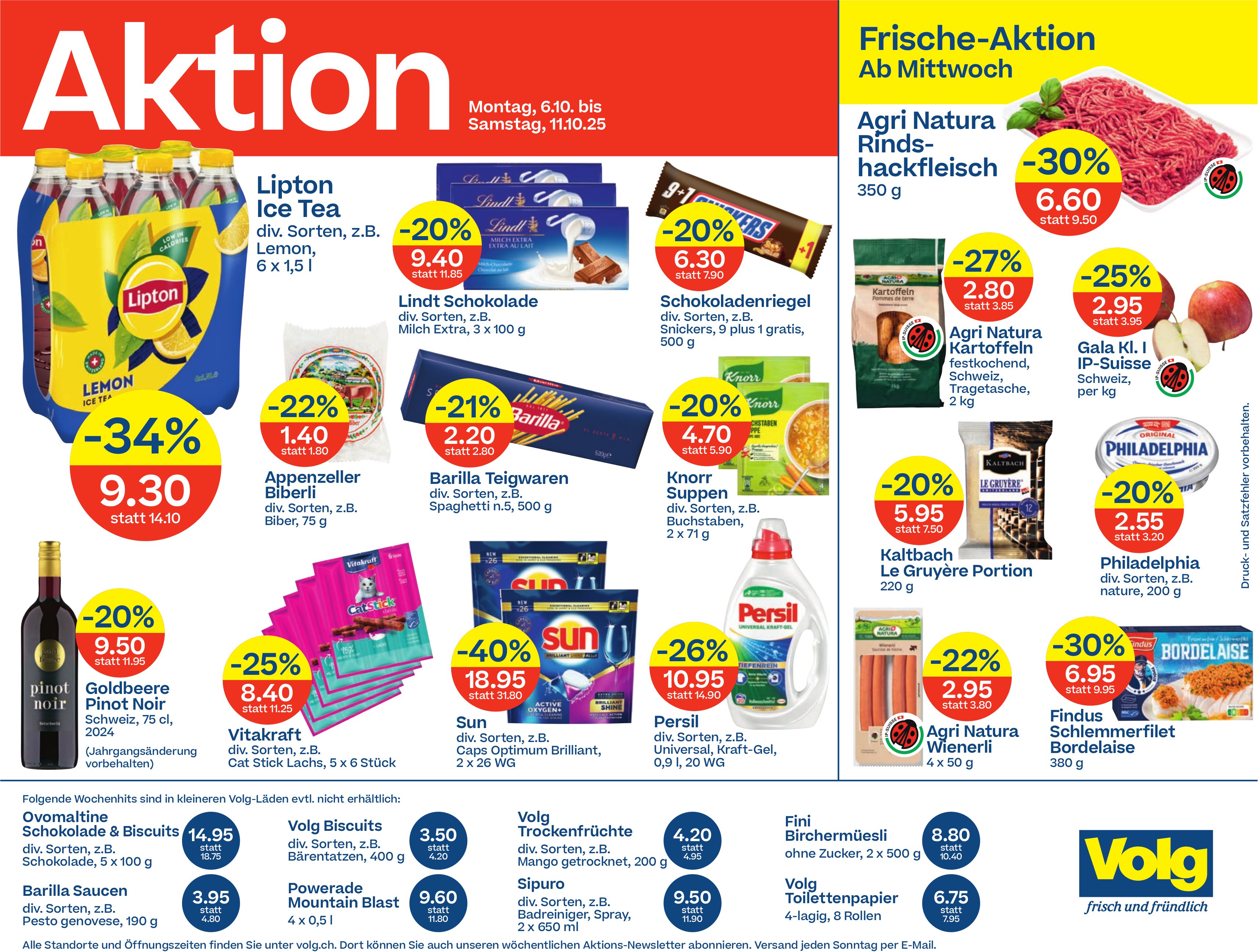 Volg, Frische-Aktion