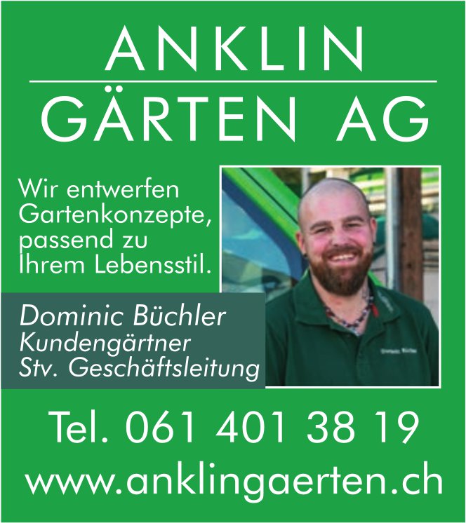 ANKLIN GÄRTEN AG, Wir entwerfen Gartenkonzepte, passend zu Ihrem Lebensstil.